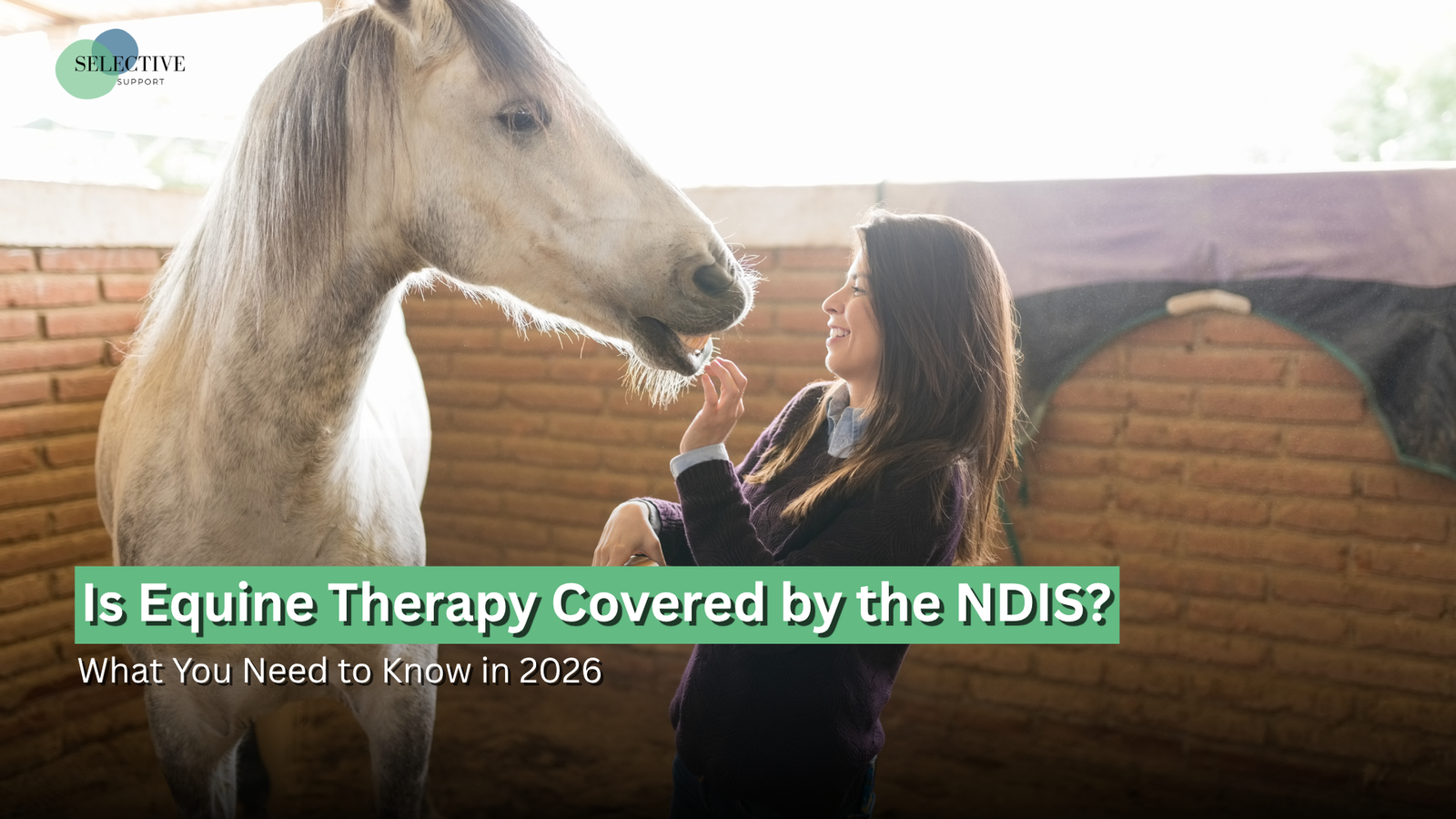 is equine therapy covered by the NDIS